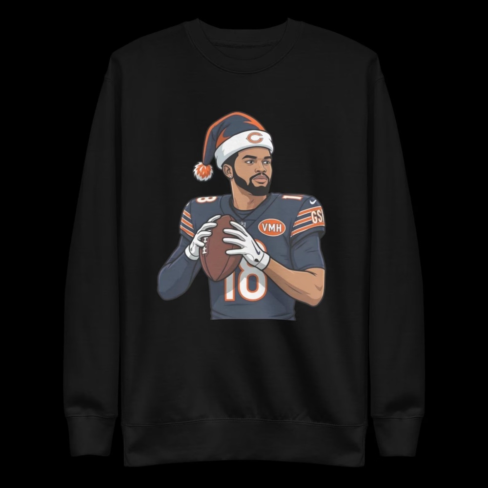Chicago Bears Caleb Williams Christmas Sweatshirt